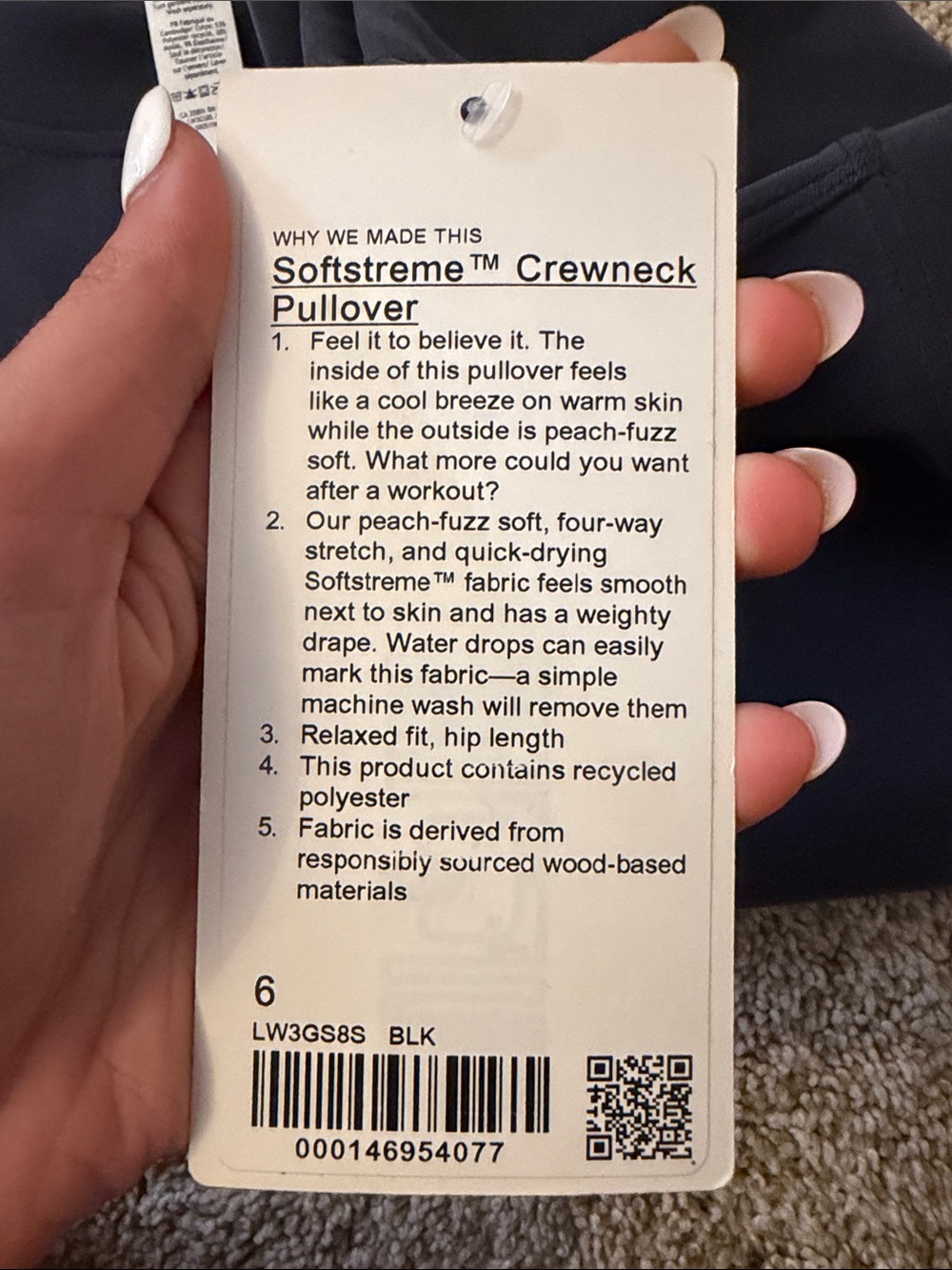 Lululemon Softstreme Crewneck Pullover - Picture 4 of 4